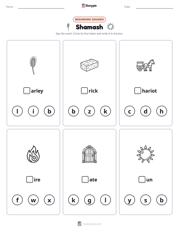 Beginning Sounds