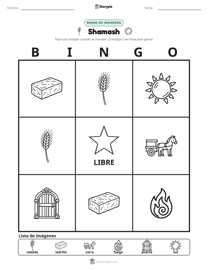 Bingo de Imágenes