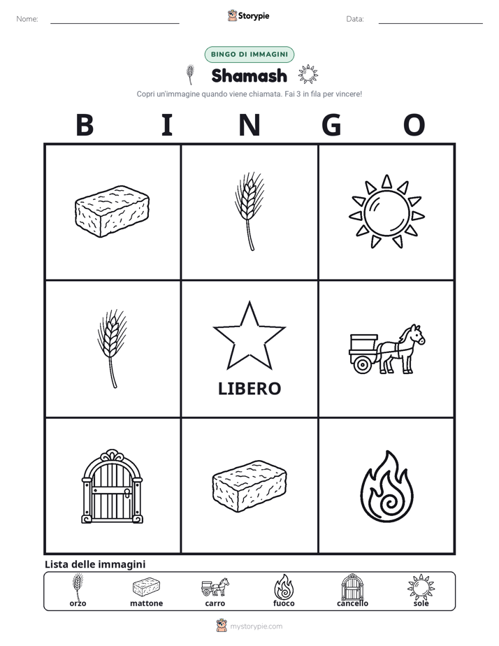 Bingo delle Immagini