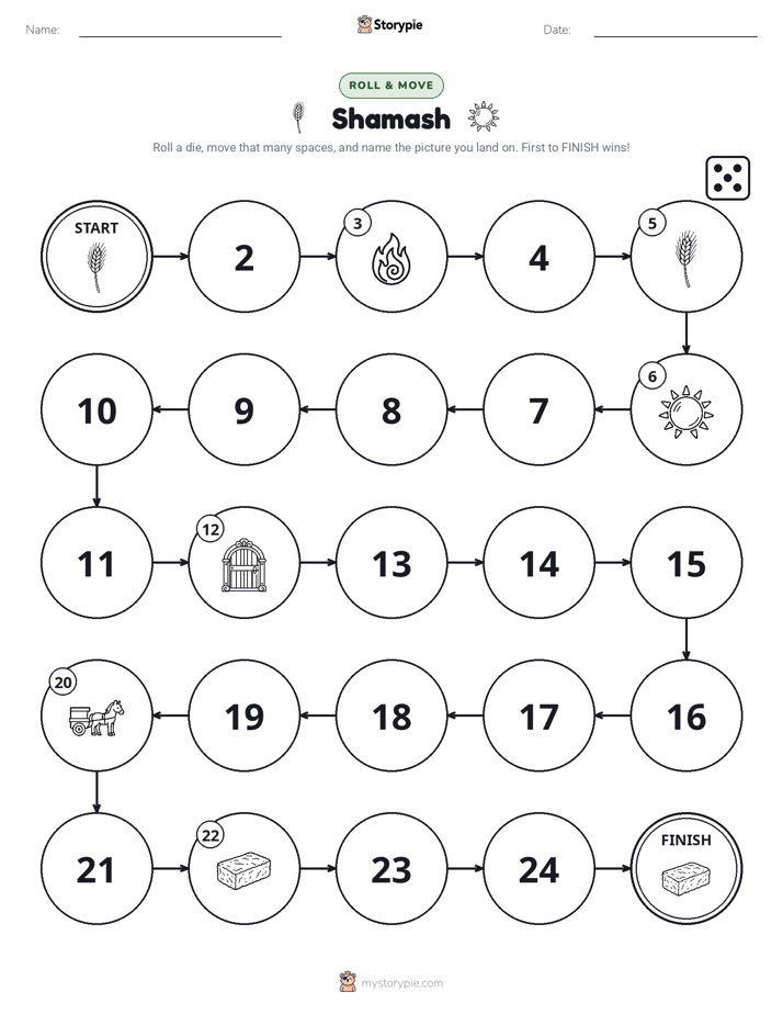 Roll & Move Game