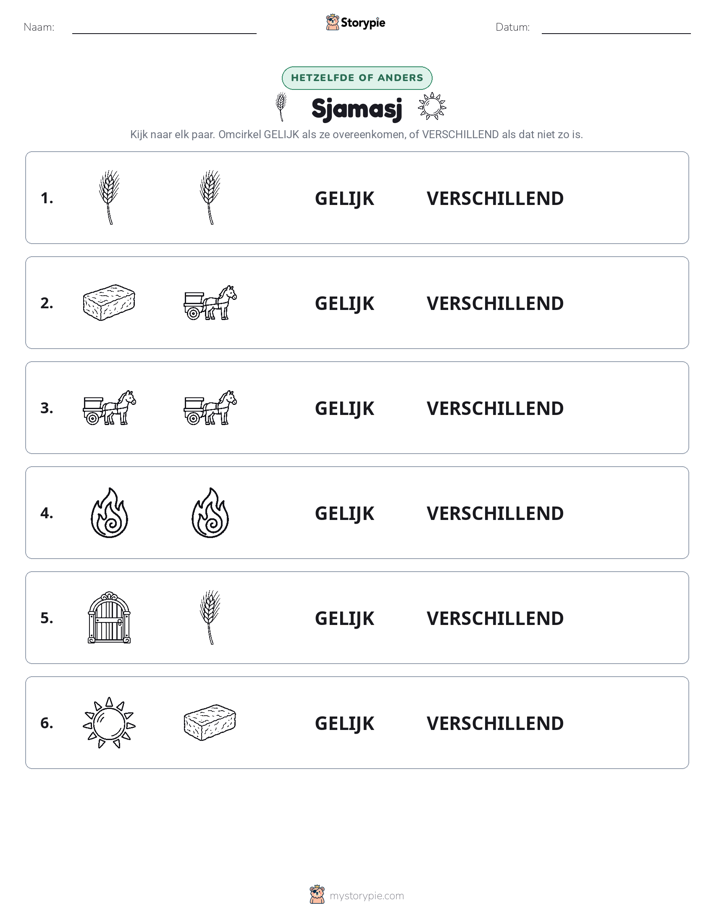 Zelfde of Verschillend