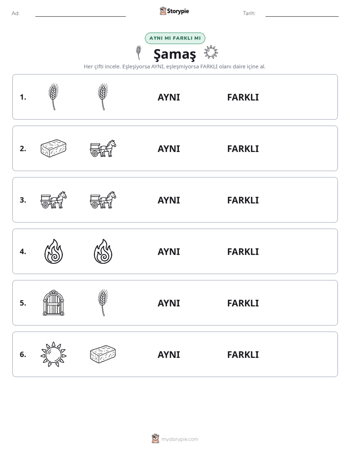 Aynı mı Farklı mı