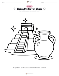 Sieben Städte von Cíbola druckbare Arbeitsblatt Vorschau