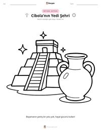 Cíbola'nın Yedi Şehri yazdırılabilir çalışma sayfası önizlemesi
