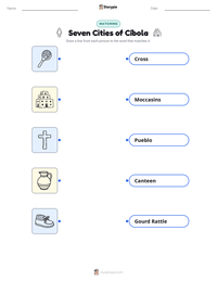 Seven Cities of Cíbola printable worksheet preview