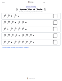 Seven Cities of Cíbola printable worksheet preview