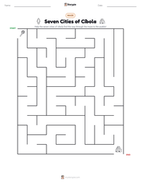 Seven Cities of Cíbola printable worksheet preview