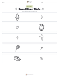 Seven Cities of Cíbola printable worksheet preview