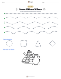 Seven Cities of Cíbola printable worksheet preview