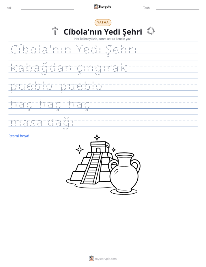 Yazma Pratiği