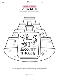 Podgląd drukowalnego arkusza ćwiczeń Marduk