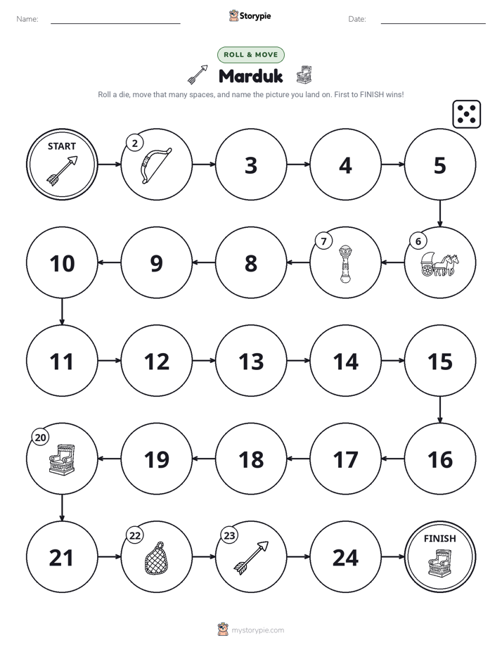 Roll & Move Game