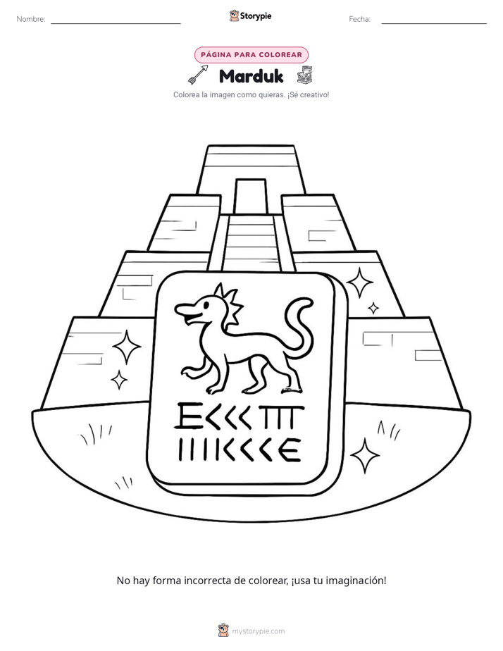 Página para Colorear