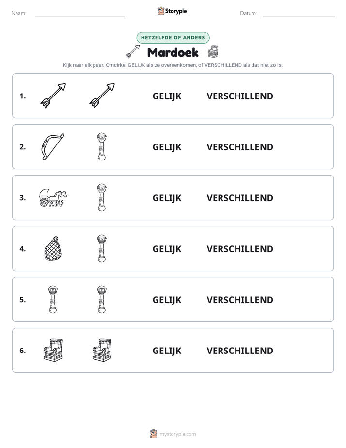 Zelfde of Verschillend