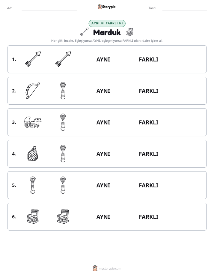 Aynı mı Farklı mı