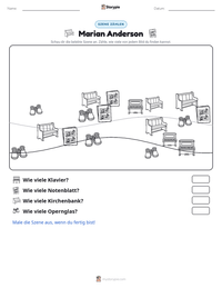 Marian Anderson druckbare Arbeitsblatt Vorschau