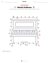 Marian Anderson druckbare Arbeitsblatt Vorschau