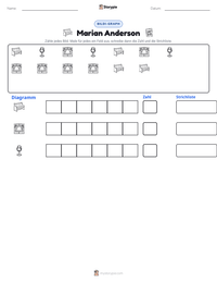 Marian Anderson druckbare Arbeitsblatt Vorschau