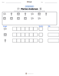 Marian Anderson printable worksheet preview