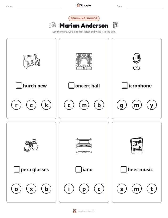 Beginning Sounds