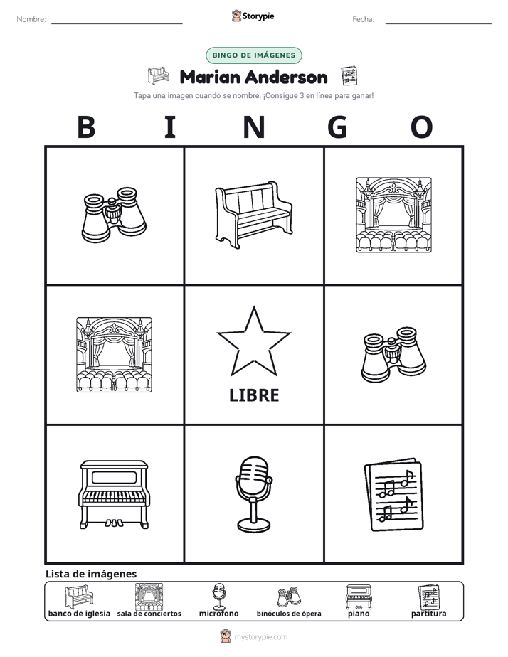 Bingo de Imágenes