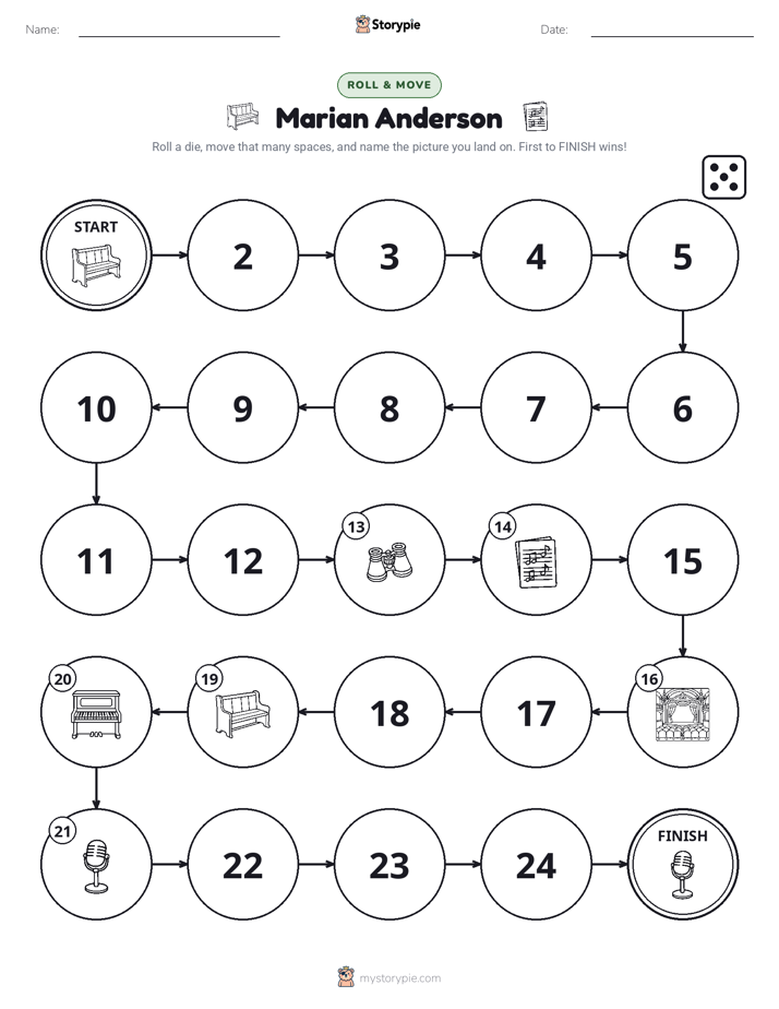Roll & Move Game