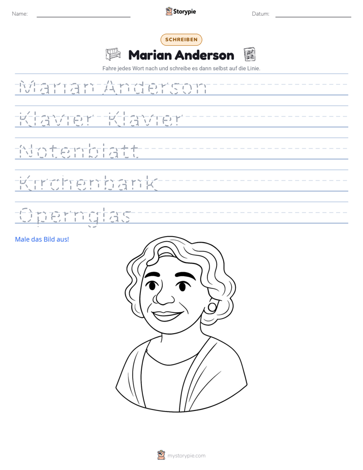 Schreibübung