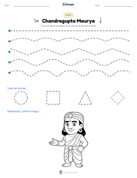 Aperçu de la feuille de travail imprimable Chandragupta Maurya