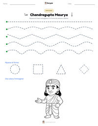 Anteprima della scheda stampabile di Chandragupta Maurya