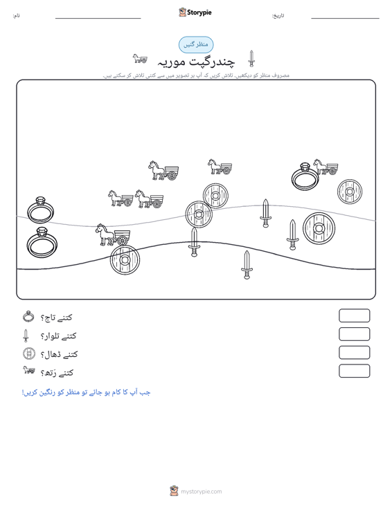 گنتی کا منظر