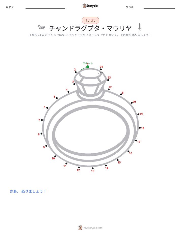 点つなぎ