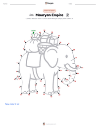 Mauryan Empire printable worksheet preview