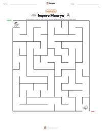 Anteprima della scheda stampabile di Impero Maurya