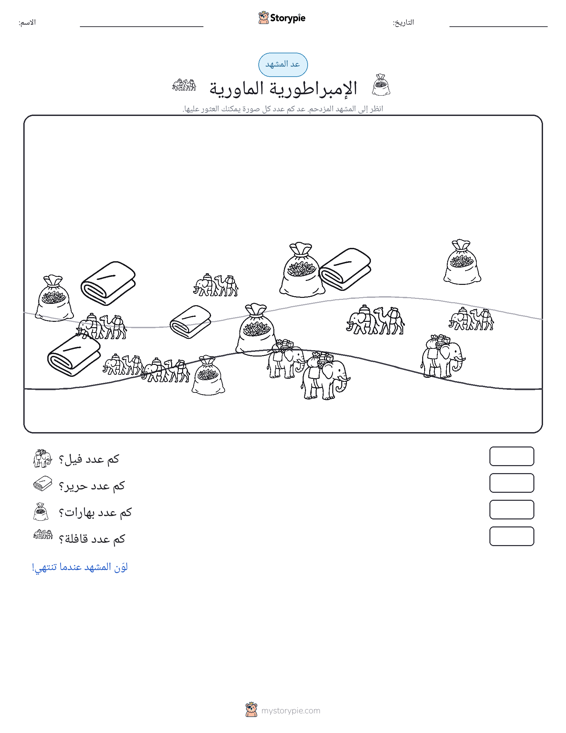 مشهد العد