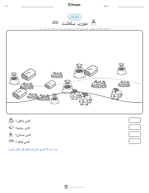 گنتی کا منظر