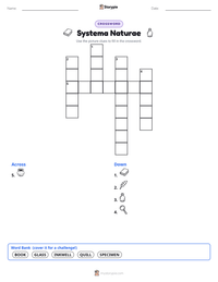 Systema Naturae printable worksheet preview