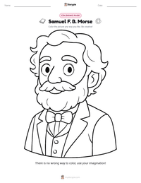 Samuel F. B. Morse printable worksheet preview