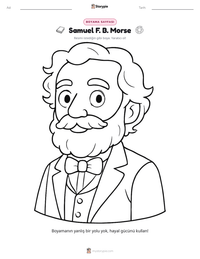 Samuel F. B. Morse yazdırılabilir çalışma sayfası önizlemesi
