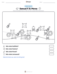 Samuel F. B. Morse druckbare Arbeitsblatt Vorschau
