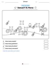 Samuel F. B. Morse printable worksheet preview