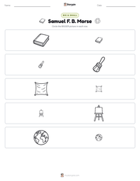 Samuel F. B. Morse printable worksheet preview