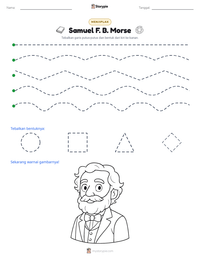 Prabaca lembar kerja cetak Samuel F. B. Morse