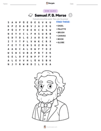 Samuel F. B. Morse printable worksheet preview