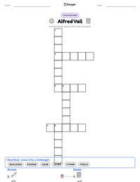 Alfred Vail printable worksheet preview