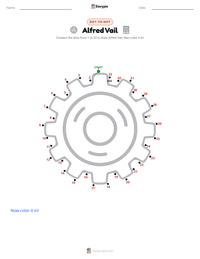 Alfred Vail printable worksheet preview