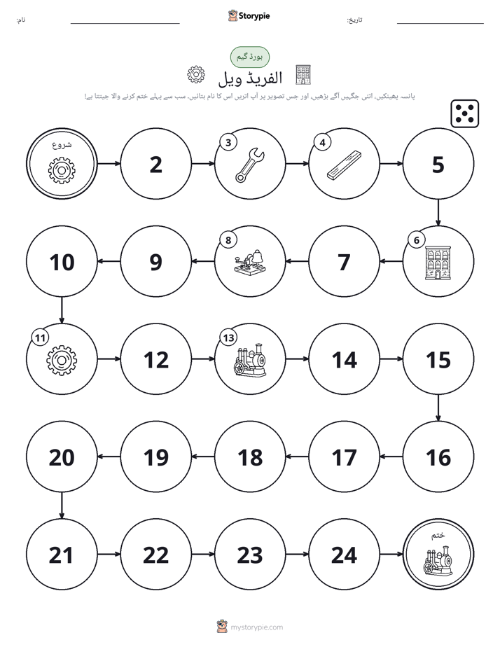 رول اور منتقل کریں کھیل