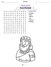 Podgląd drukowalnego arkusza ćwiczeń Aszurbanipal