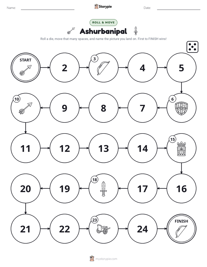 Roll & Move Game