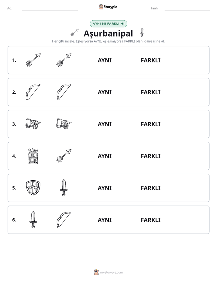 Aynı mı Farklı mı
