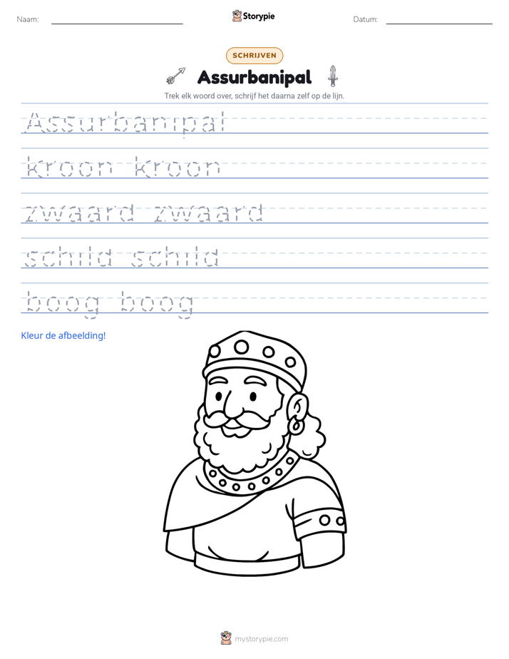 Schrijf Oefening
